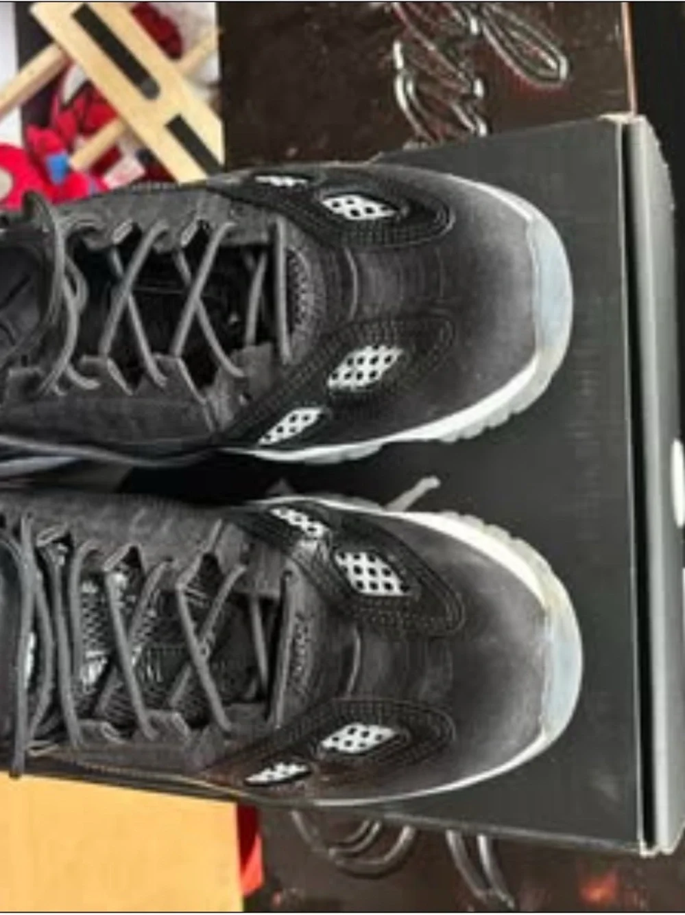 Jordan Retro Low IE Sneakers in Black and White